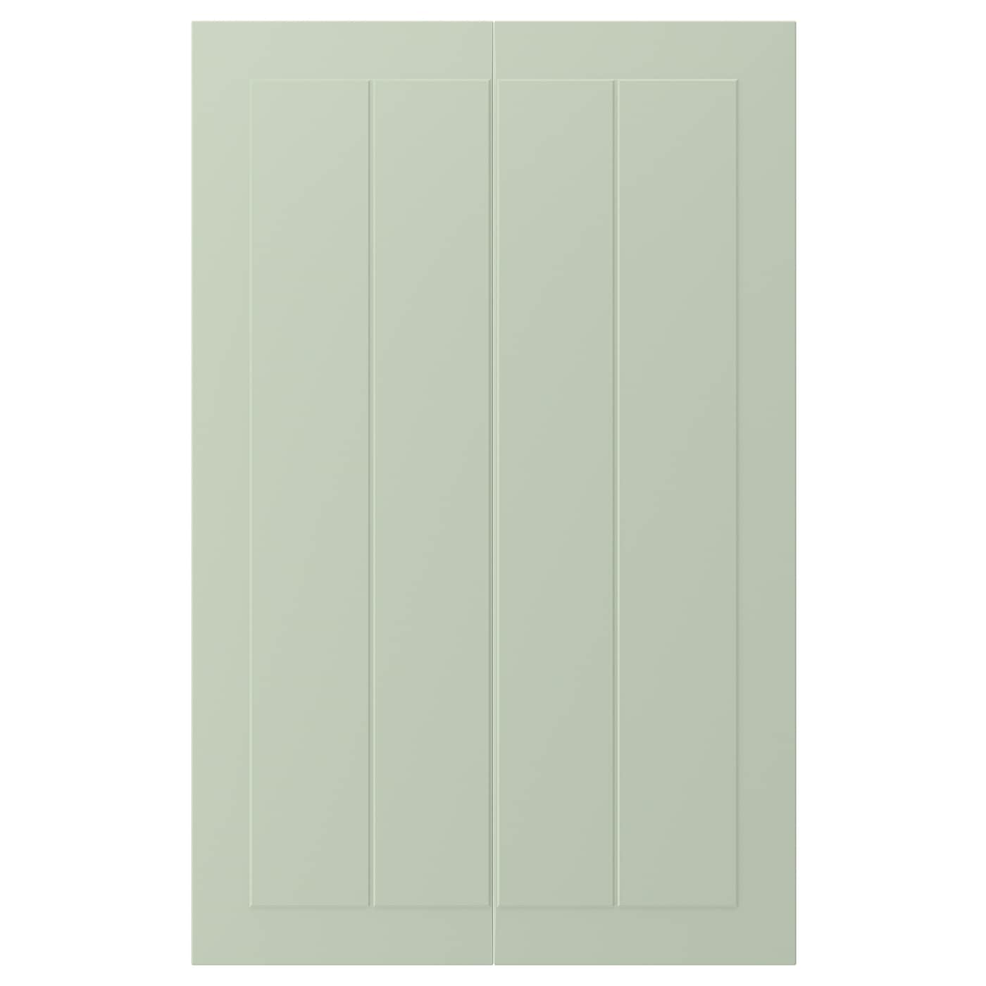Дверца, 2 шт. - IKEA STENSUND, 80х25 см, светло-зеленый, СТЕНСУНД ИКЕА