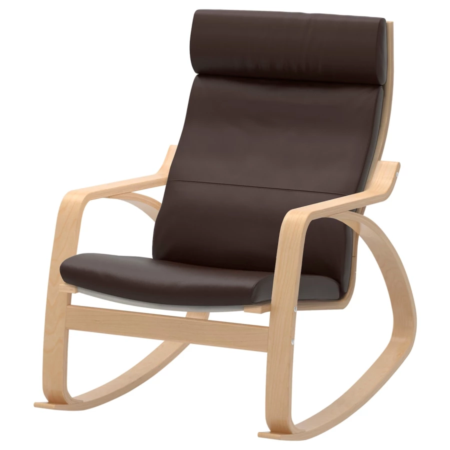 Подушка на кресло - POÄNG /POANG IKEA /  ПОЭНГ ИКЕА,  137х56 см, коричневый (изображение №3)