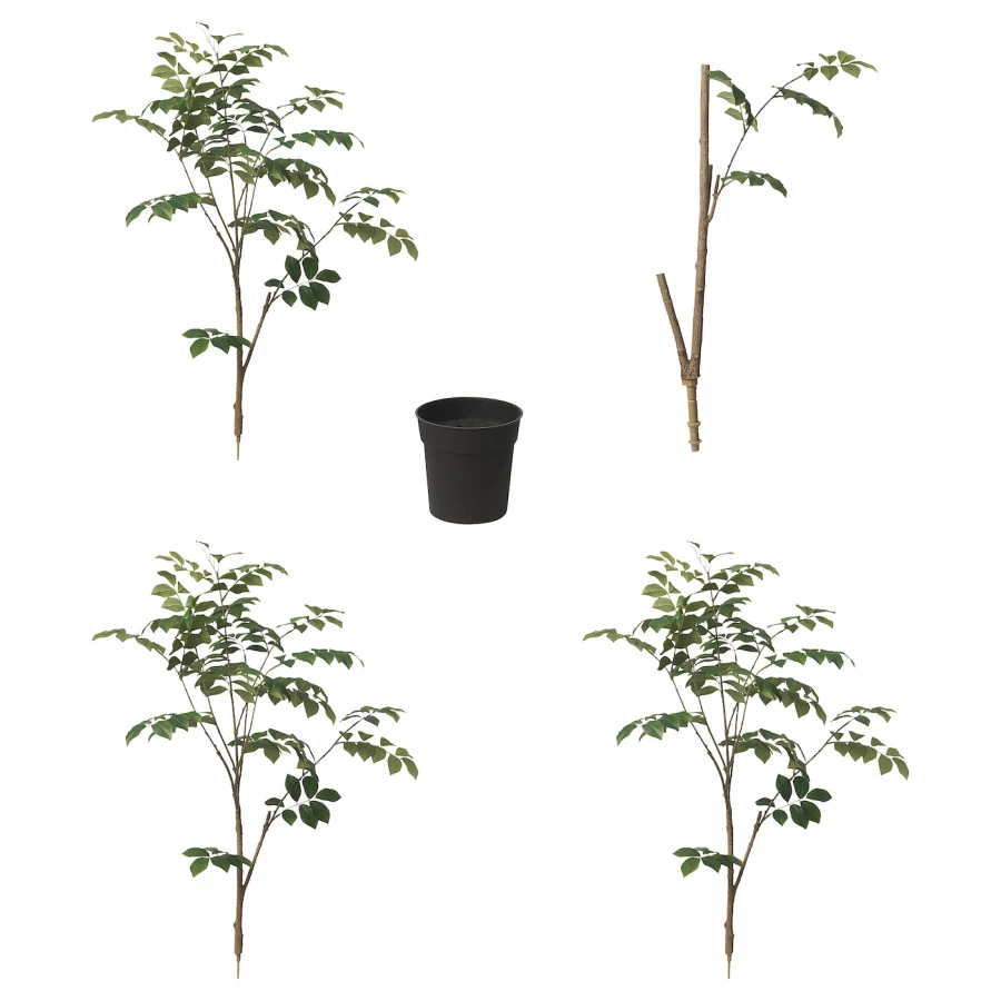 Искусственное растение в горшке - IKEA FEJKA, 19 см, ФЕЙКА ИКЕА (изображение №2)