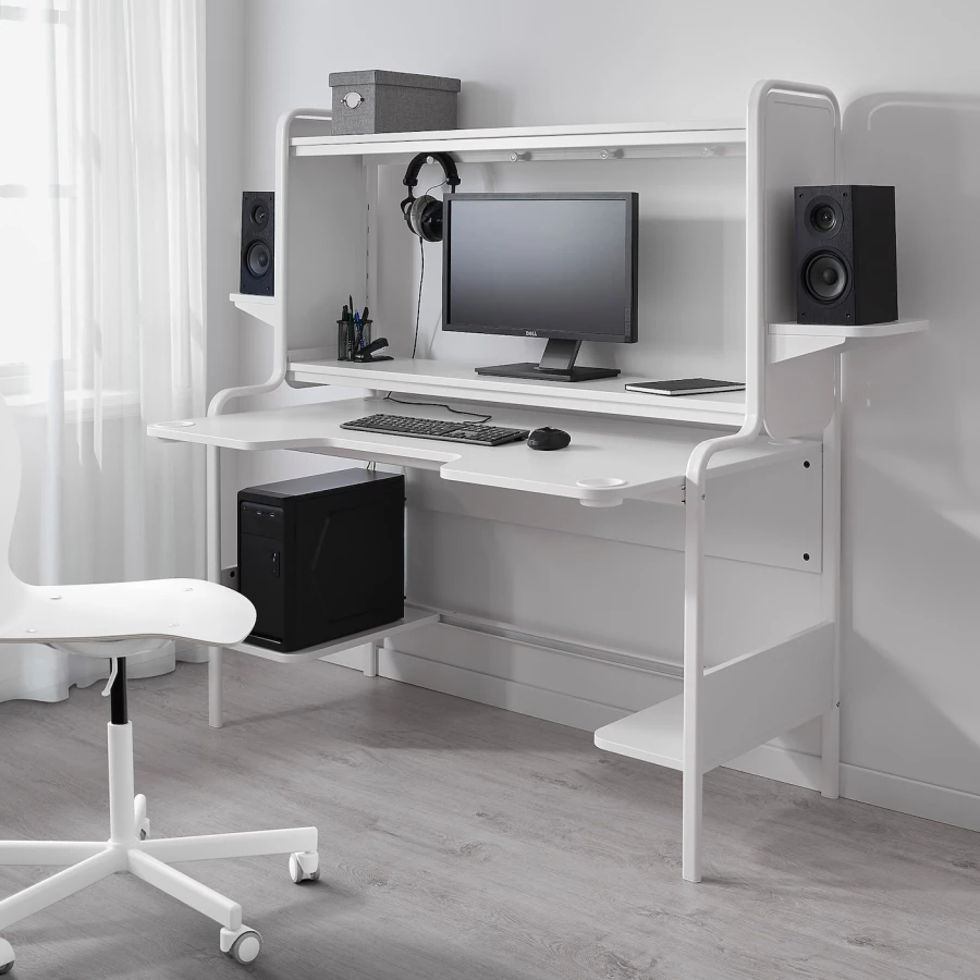 Игровой стол - IKEA FREDDE, 185-140х74х146 см, белый, ФРЕДДЕ ИКЕА (изображение №2)