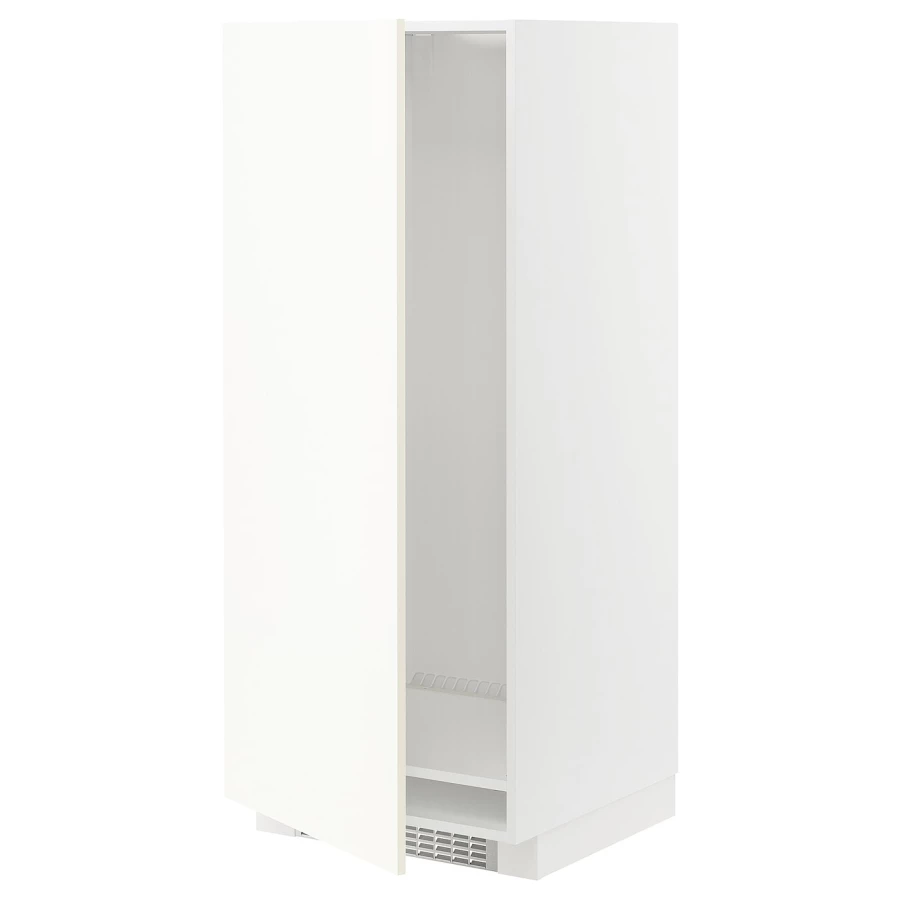 Высокий кухонный шкаф - IKEA METOD/МЕТОД ИКЕА, 140х60х60 см, белый (изображение №1)