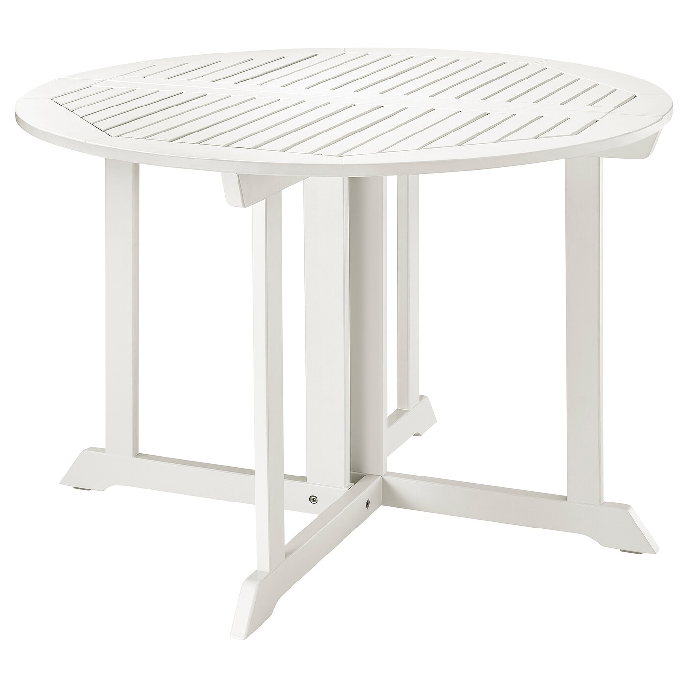 Стол садовый - IKEA BONDHOLMEN/БОНДХОЛЬМЕН ИКЕА, 74х2108 см, белый