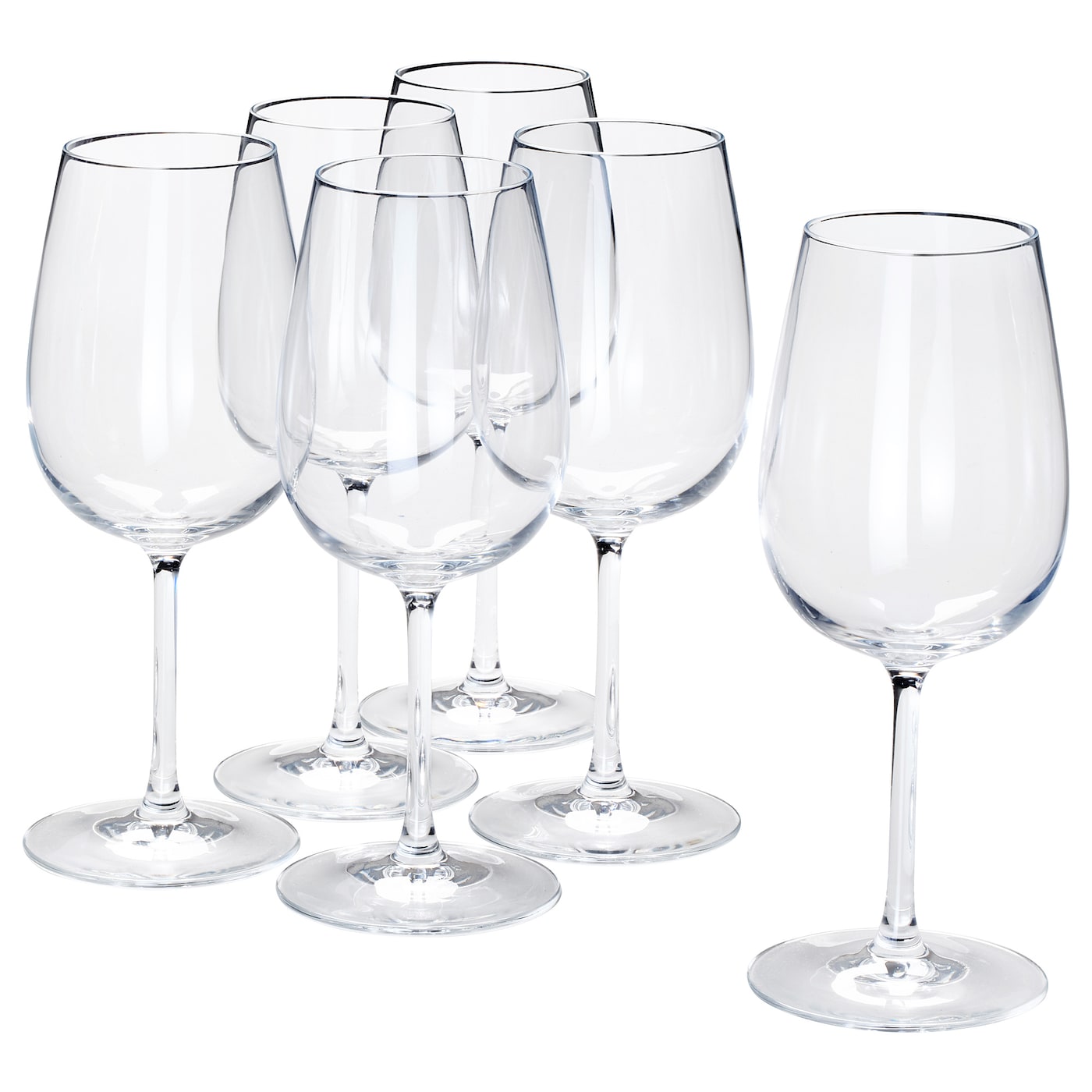 Набор бокалов для вина, 6 шт. - IKEA STORSINT, 490 мл, прозрачное стекло, СТОРСИНТ ИКЕА