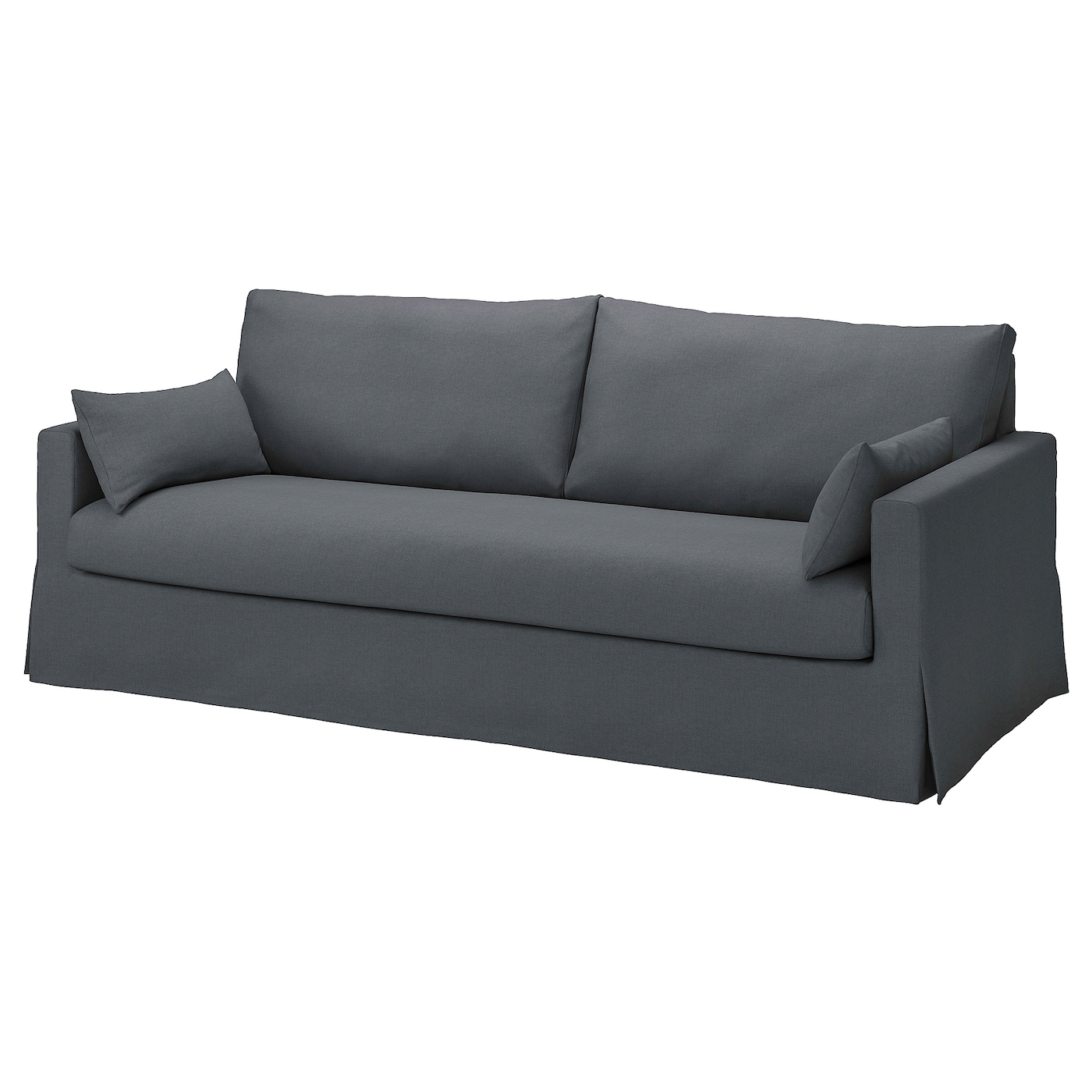 Чехол на 3-местный диван - HYLTARP IKEA/ ХУЛТАРП ИКЕА, серый