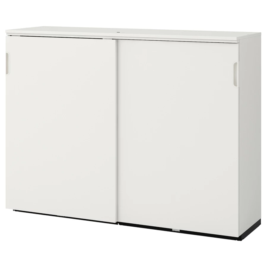 Комбинация с раздвижными дверями - IKEA GALANT/ГАЛАНТ ИКЕА, 120х45х160 см, белый (изображение №1)