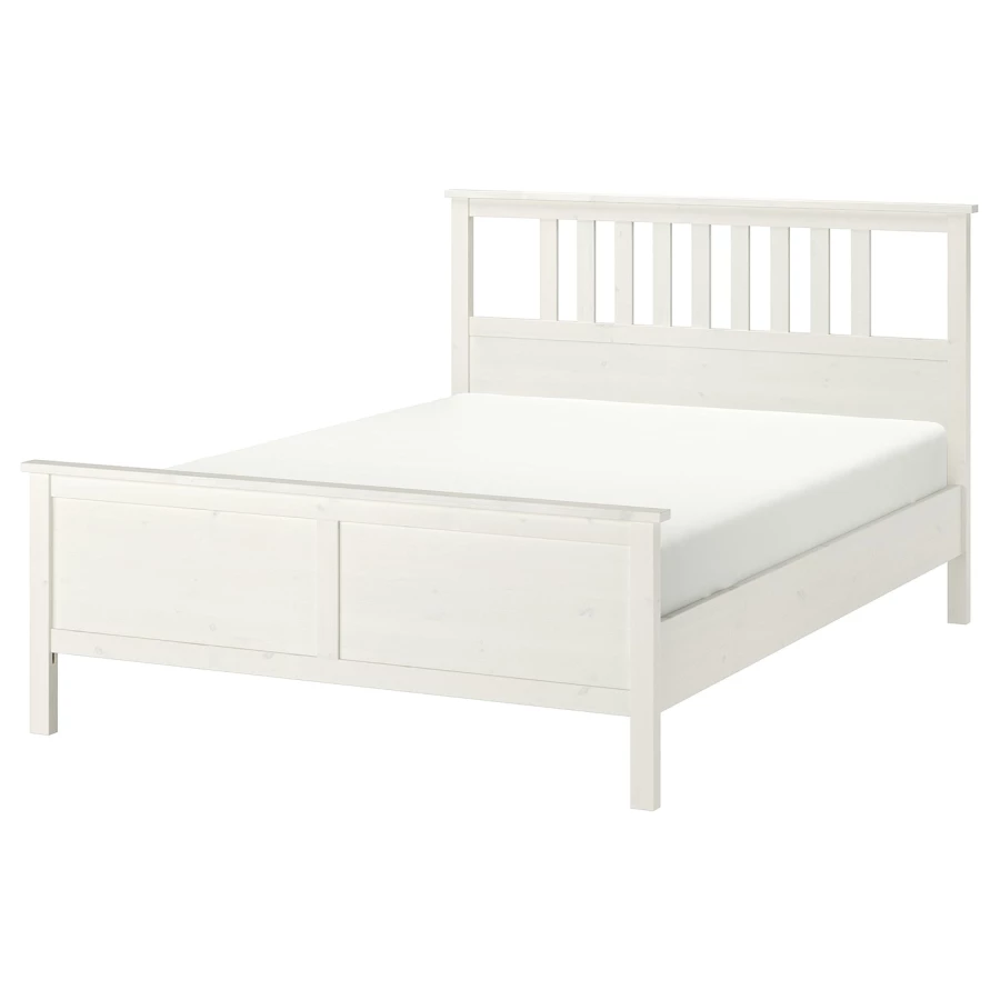 Каркас кровати - IKEA HEMNES, 200х140 см, белый, ХЕМНЕС ИКЕА (изображение №1)