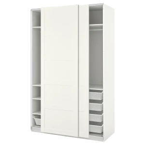 Шкаф-купе - IKEA PAX/BERGSBO/ ПАКС/БЕРГСБУ ИКЕА, 150x66x236 см, белый