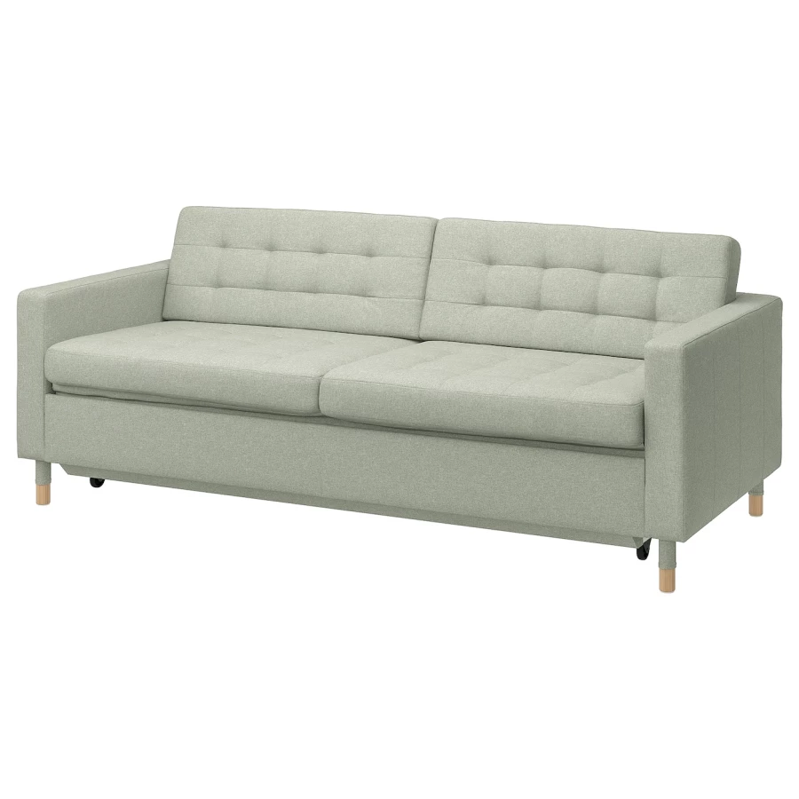 3-местный диван-кровать - IKEA LANDSKRONA, 92x223см, белый, ЛАНДСКРУНА ИКЕА (изображение №2)