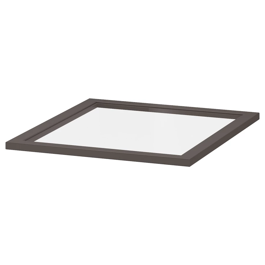 Полка стеклянная - IKEA KOMPLEMENT, 50x58 см, темно-серый КОМПЛИМЕНТ ИКЕА (изображение №1)