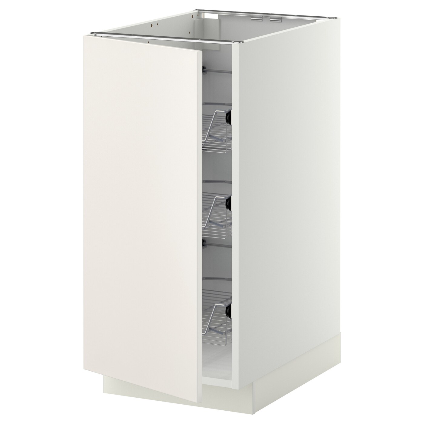 Навесной шкаф - METOD IKEA/ МЕТОД ИКЕА, 88х40 см, белый/светло-бежевый