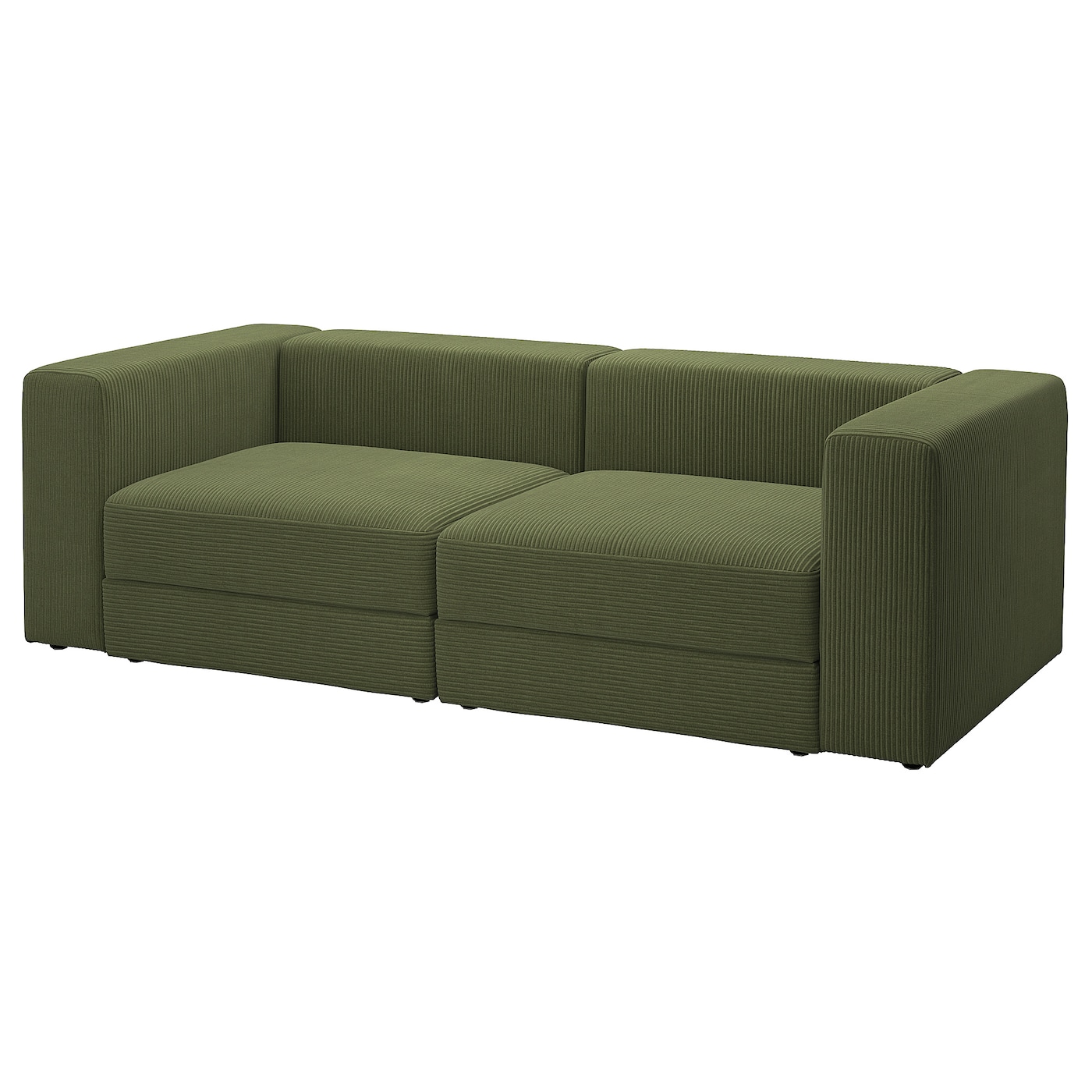 3-местный диван - IKEA JÄTTEBO/JATTEBO, 71x95x240cм, зеленый, ЙЕТТЕБО ИКЕА