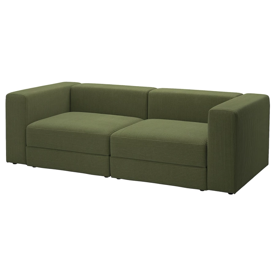 3-местный диван - IKEA JÄTTEBO/JATTEBO, 71x95x240cм, зеленый, ЙЕТТЕБО ИКЕА (изображение №1)