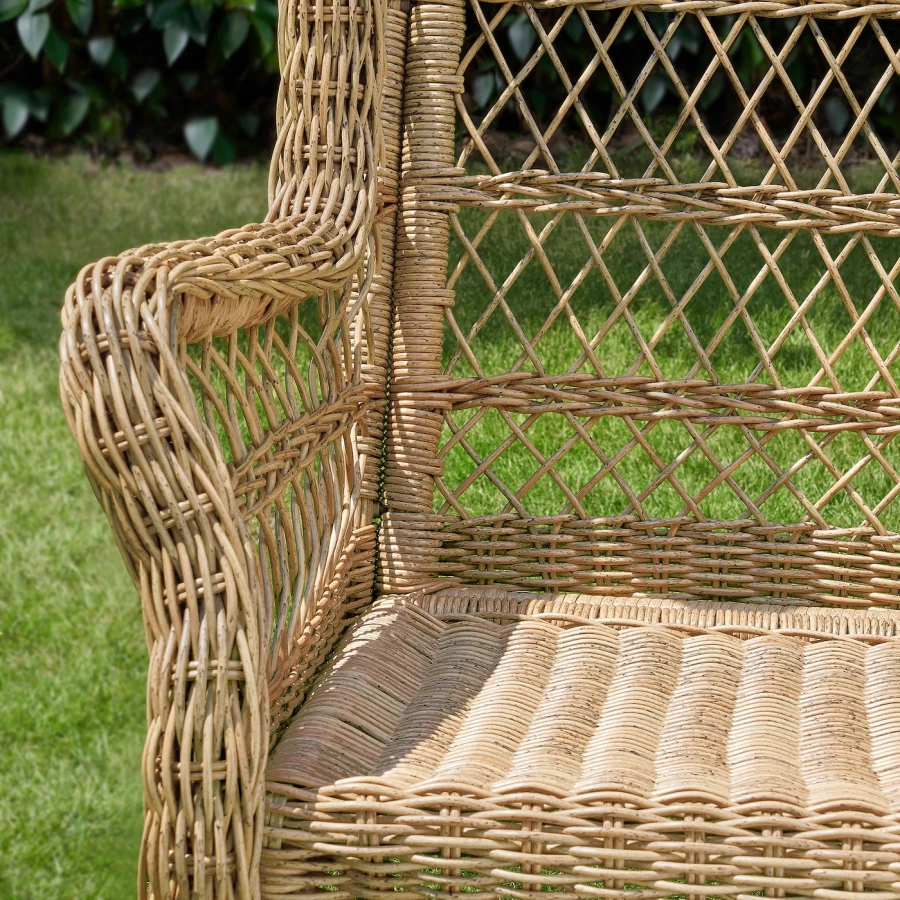 Садовое кресло - IKEA RISHOLMEN, 80x67x68см, светло-коричневый, РИСХОЛЬМЕН ИКЕА (изображение №3)