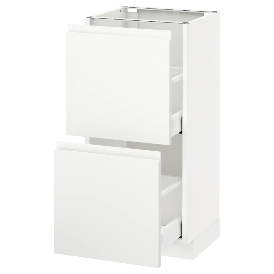 Напольный шкаф - IKEA METOD MAXIMERA, 88x39x40см,  белый, МЕТОД МАКСИМЕРА ИКЕА (изображение №1)