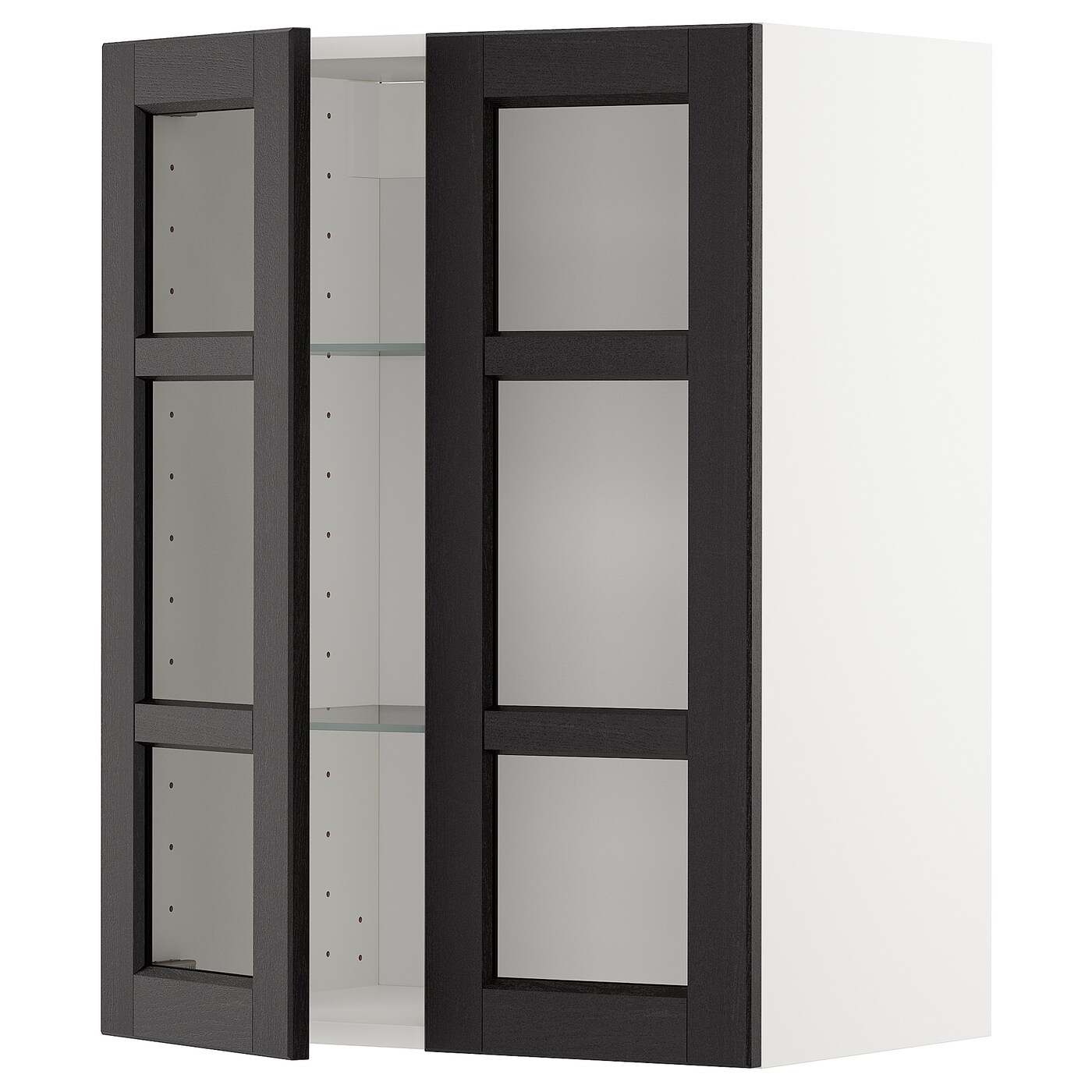 Шкаф  - METOD IKEA/ МЕТОД ИКЕА, 60х80см, белый/черный