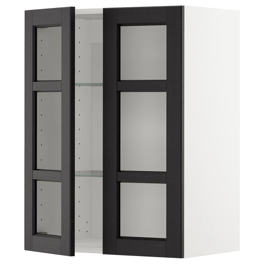 Шкаф  - METOD IKEA/ МЕТОД ИКЕА, 60х80см, белый/черный (изображение №1)