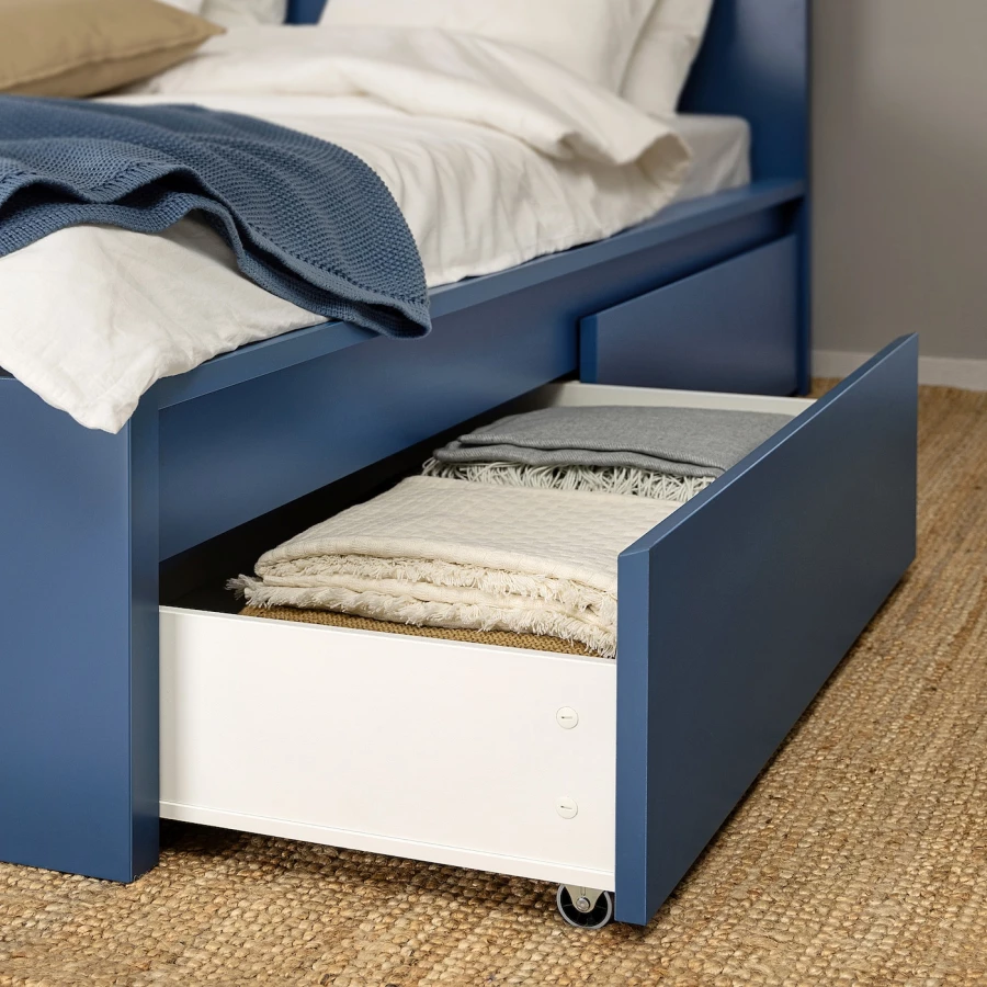 MALM Каркас кровати с 2 ящиками для хранения ИКЕА (изображение №9)
