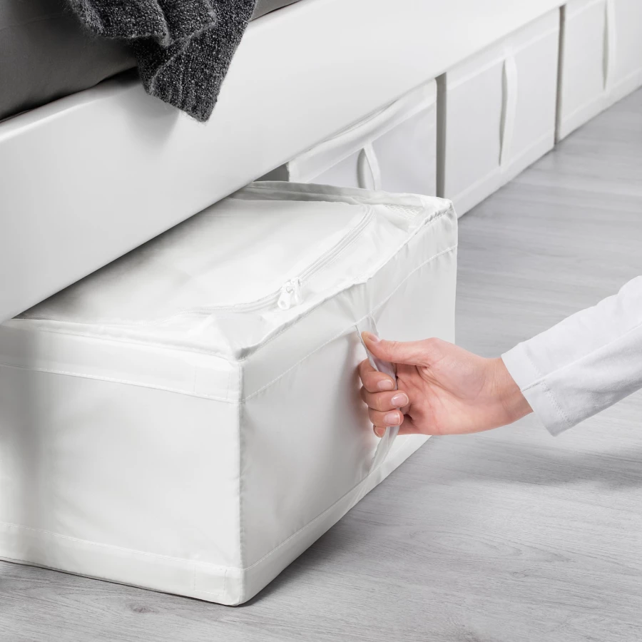 Ящик для хранения - SKUBB IKEA/ СКУББ ИКЕА. 55х44х19 см, белый (изображение №6)