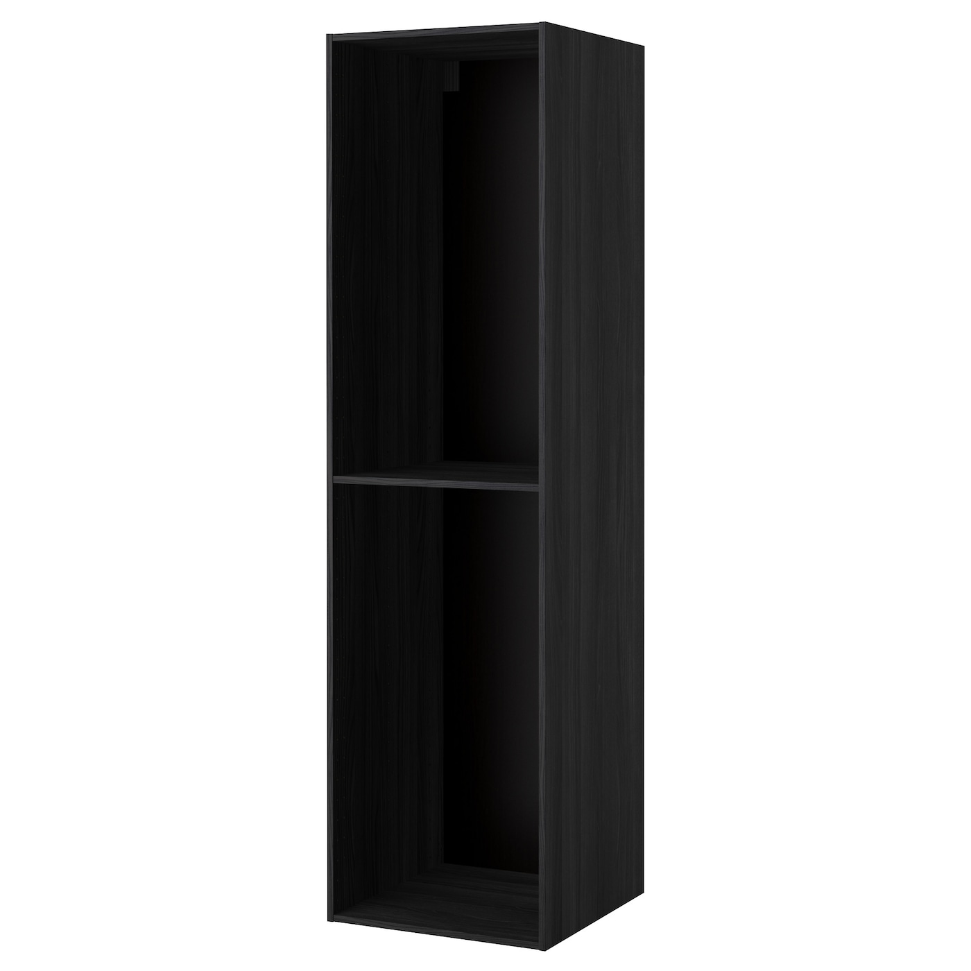 Каркас высокого шкафа - METOD IKEA/МЕТОД ИКЕА, 220х60 см, черный