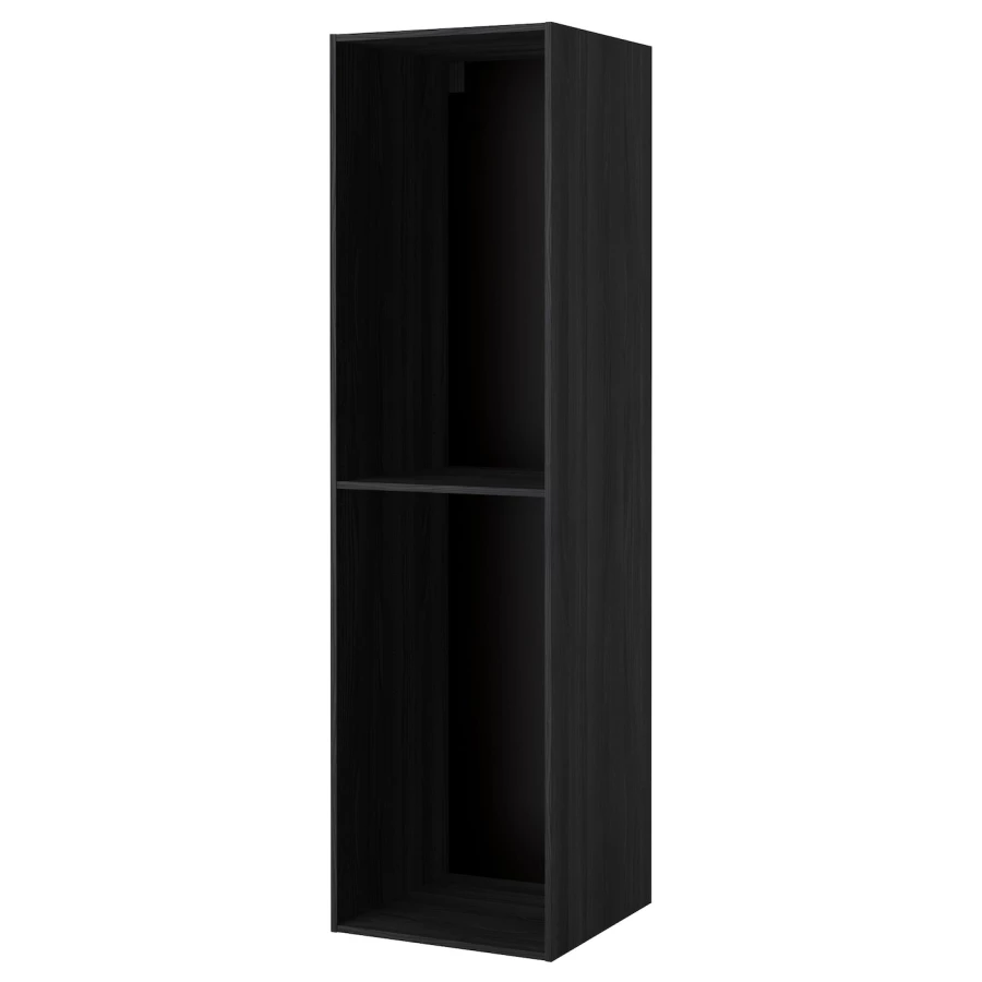 Каркас высокого шкафа - METOD IKEA/МЕТОД ИКЕА, 220х60 см, черный (изображение №1)