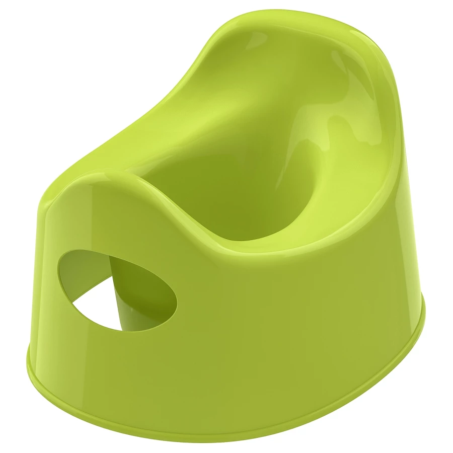Детский горшок - IKEA LILLA/ЛИЛЛА ИКЕА, 27х24х18 см, зеленый (изображение №1)