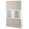 Комбинация для хранения - IKEA BESTÅ/BESTA /БЕСТА /БЕСТО ИКЕА, 120x42x193 см, серый,