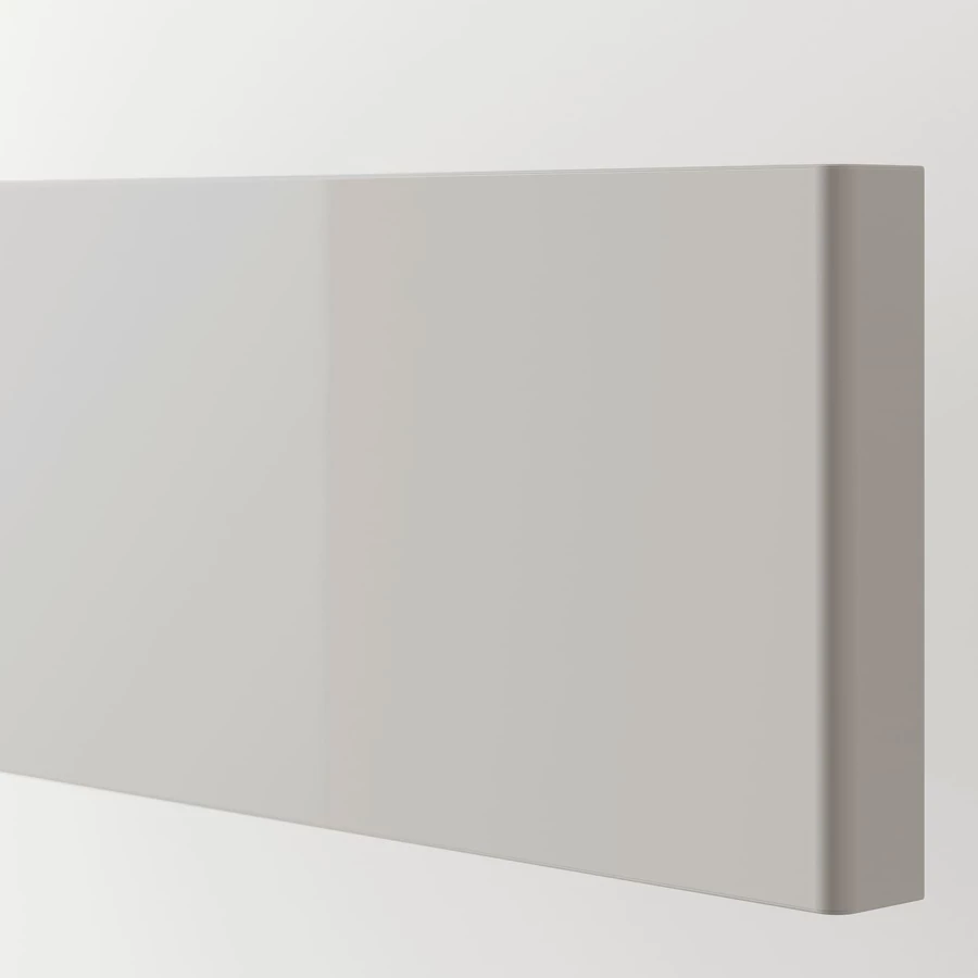 Фасад ящика, 2 шт. - IKEA RINGHULT, 10х80 см, светло-серый, РИНГХУЛЬТ ИКЕА (изображение №2)