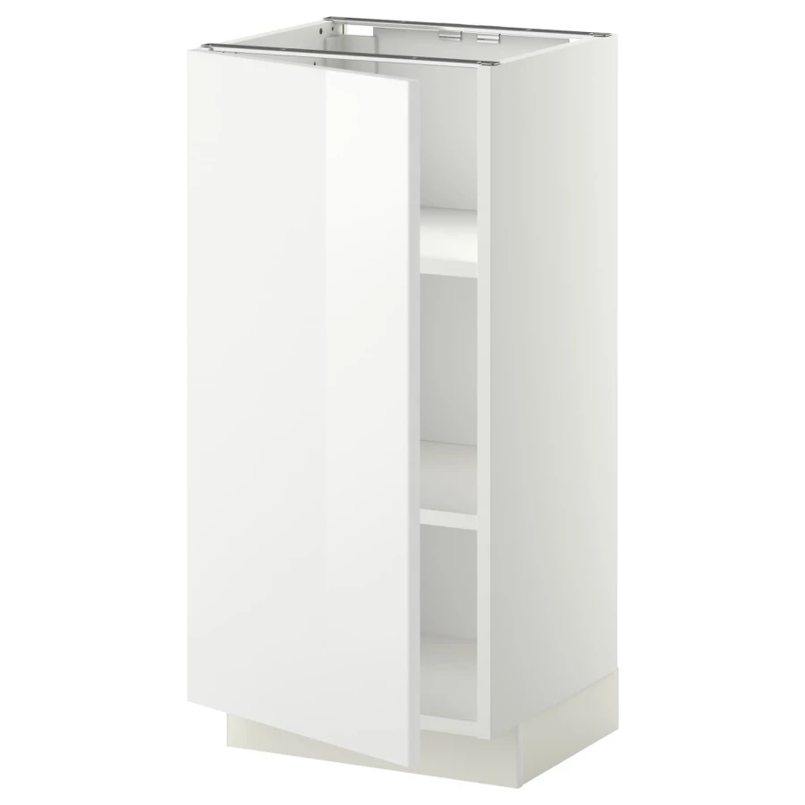 Напольный шкаф - METOD IKEA/ МЕТОД ИКЕА,  88х40 см, белый (изображение №1)