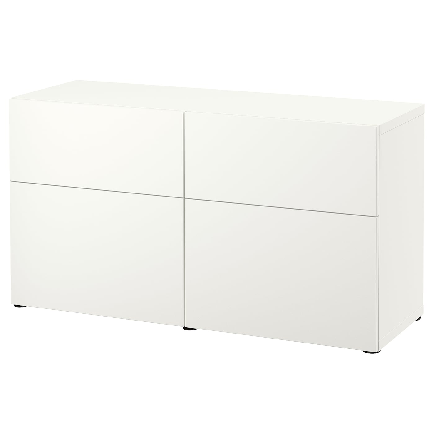 Комбинация для хранения - IKEA BESTÅ/BESTA/БЕСТА/БЕСТО ИКЕА, 120x42x65 см, белый,