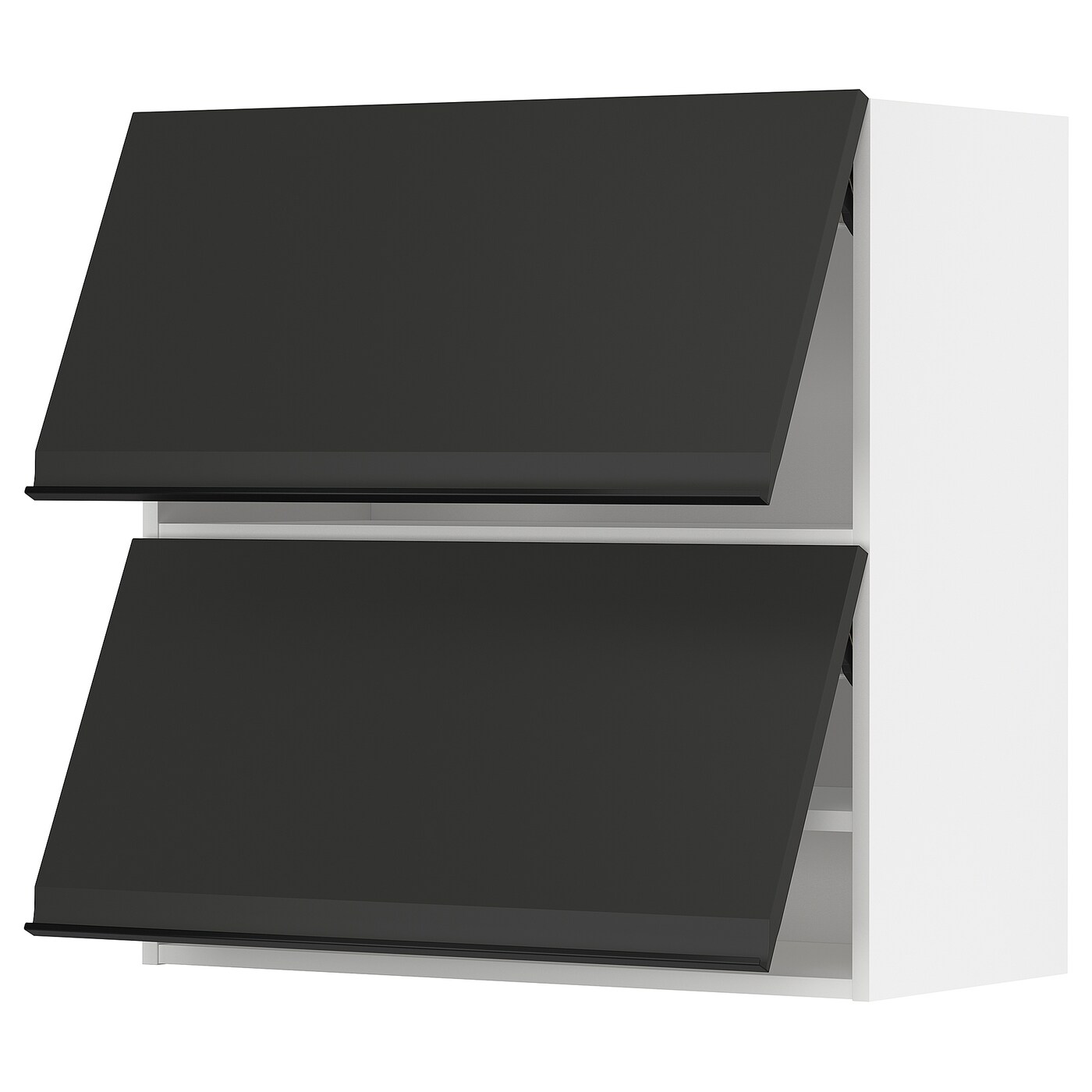Навесной шкаф - METOD  IKEA/  МЕТОД ИКЕА, 80х80 см, белый/черный