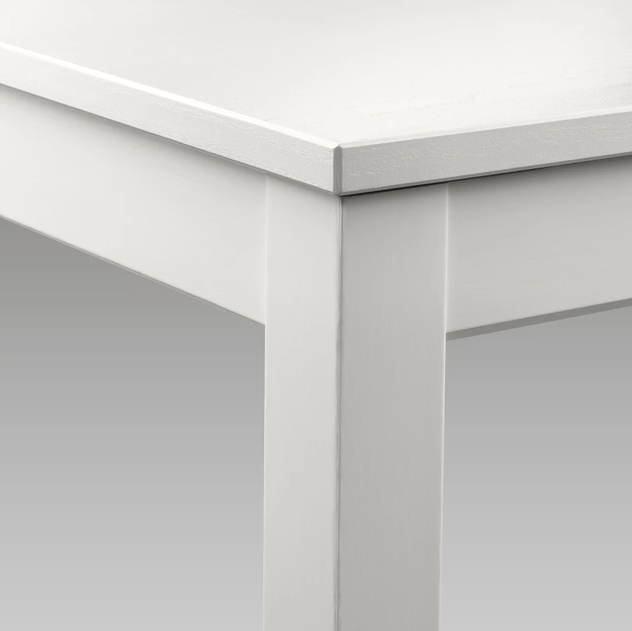 Стол и 6 стульев - IKEA EKEDALEN/LANEBERG/ЭКЕДАЛЕН/ЛАНЕБЕРГ ИКЕА, 130х190x80 см, белый/серый (изображение №3)