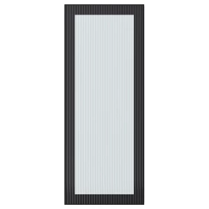 Дверца со стеклом - IKEA HEJSTA, 100х40 см, антрацит, ХЕЙСТА ИКЕА