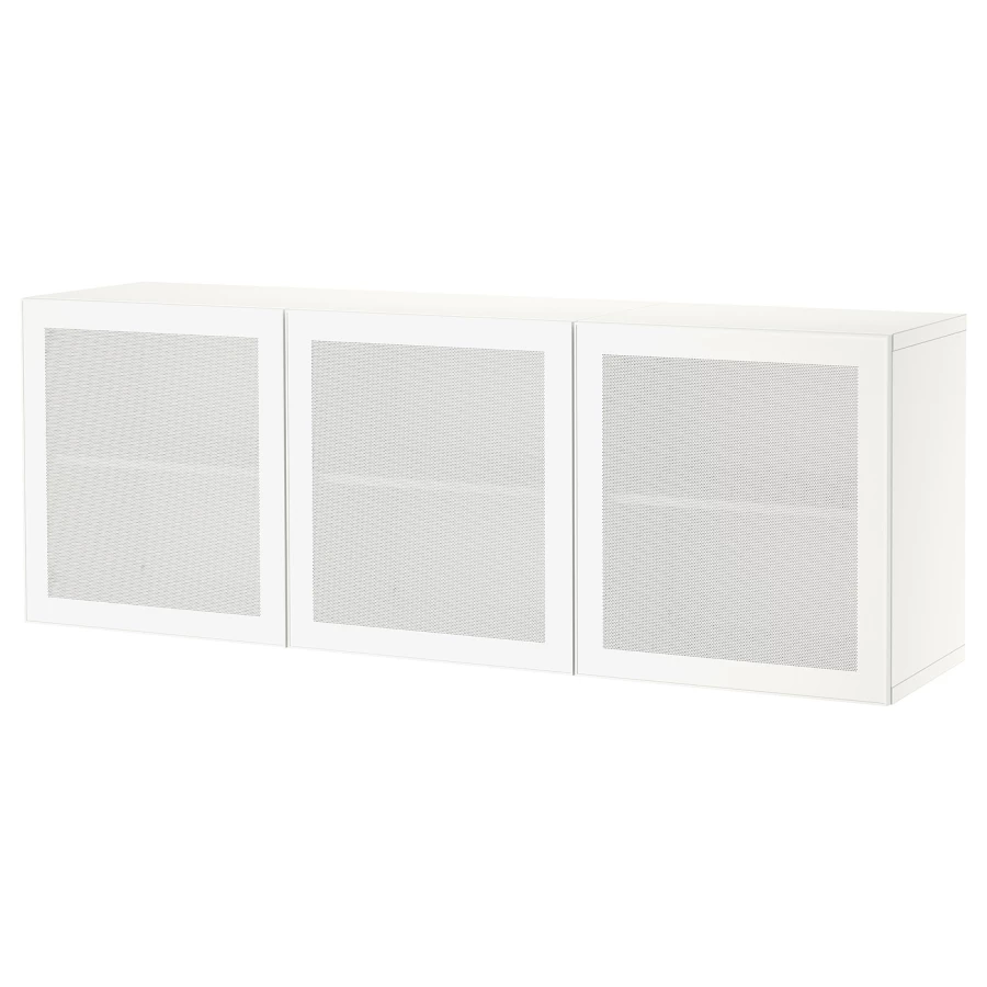 Навесной шкаф - IKEA BESTÅ/BESTA, 180x42x64 см, белый, БЕСТО ИКЕА (изображение №1)