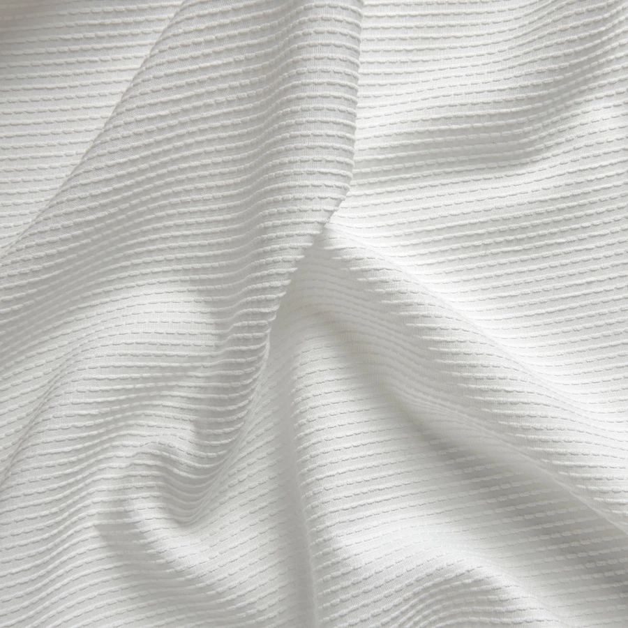 Штора, 2 шт. - IKEA GUNNLAUG, 300х145 см, белый, ГУННЛАУГ ИКЕА (изображение №7)