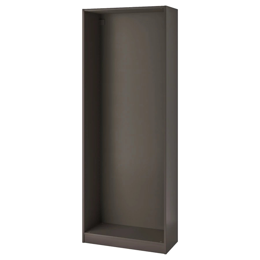 Каркас гардероба - IKEA PAX, 75x35x201 см, темно-серый ПАКС ИКЕА (изображение №1)