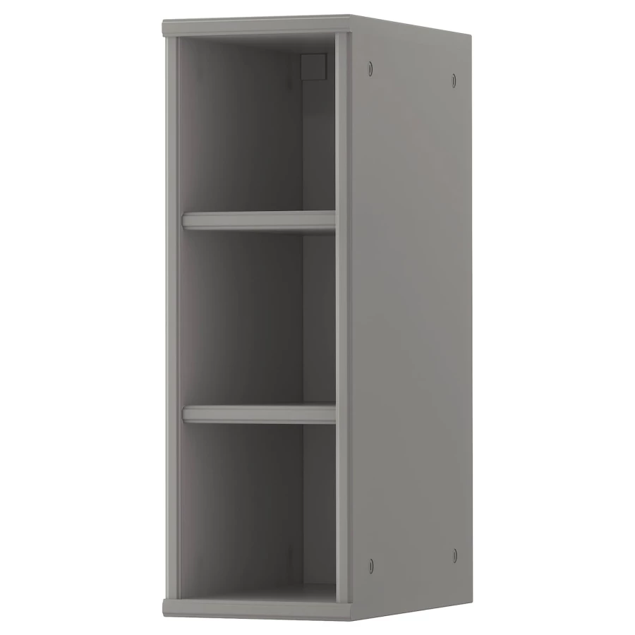 Открытый шкаф - TORNVIKEN IKEA/ ТОРНВИКЕН  ИКЕА, 60х20 см, серый (изображение №1)