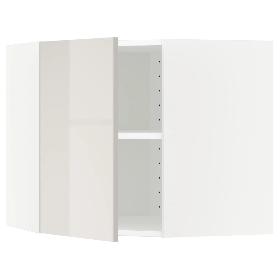 METOD Навесной шкаф - METOD IKEA/ МЕТОД ИКЕА, 60х68 см, белый (изображение №1)