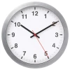 Настенные часы - IKEA TJALLA/ТЬАЛЛА ИКЕА, 4х28 см, белый/серый