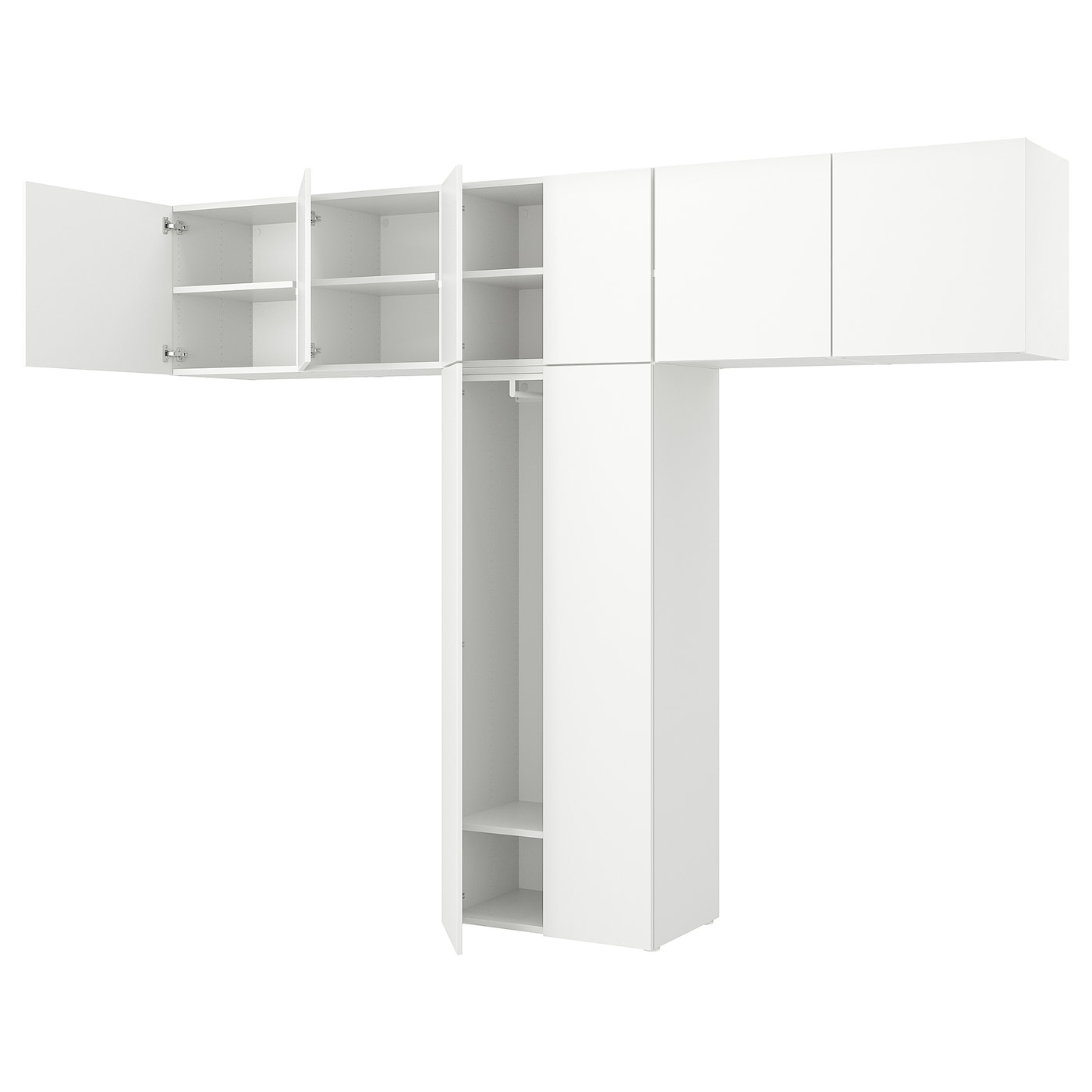 Платяной шкаф - PLATSA/IKEA/ ПЛАТСА ИКЕА,320x42x241 см, белый