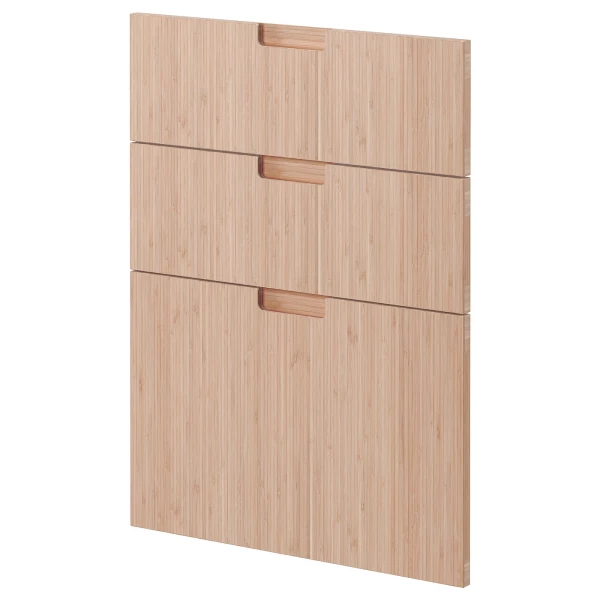 Накладная панель для посудомоечной машины - IKEA METOD, 80х60 см, бамбук, МЕТОД ИКЕА