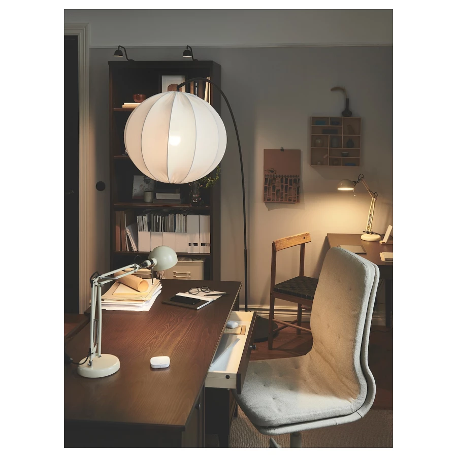 Письменный стол с ящиками - IKEA IDANÄS/IDANAS/ИДАНЭС/ИДАНАС ИКЕА, 152х70 см, коричневый (изображение №3)