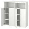 Шкаф - PLATSA/ SMÅSTAD / SMАSTAD  IKEA/ ПЛАТСА/СМОСТАД  ИКЕА, 120х42х123 см, белый