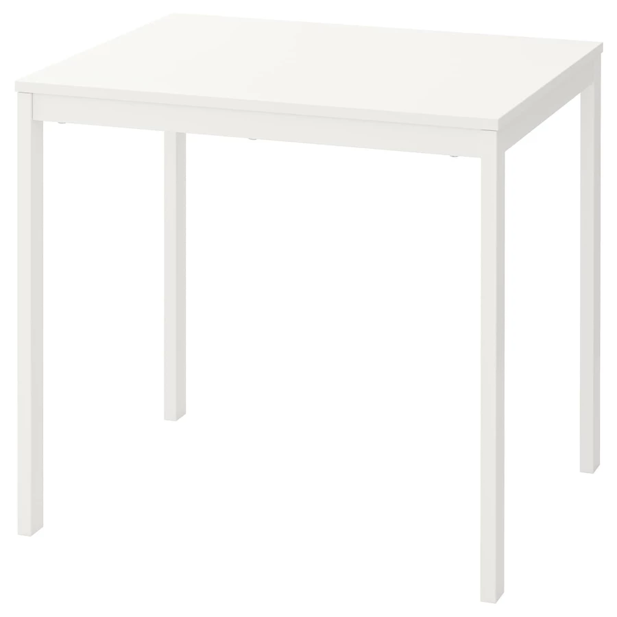 Раздвижной обеденный стол - IKEA VANGSTA, 120/80х70х73 см, белый, ВАНГСТА ИКЕА (изображение №1)