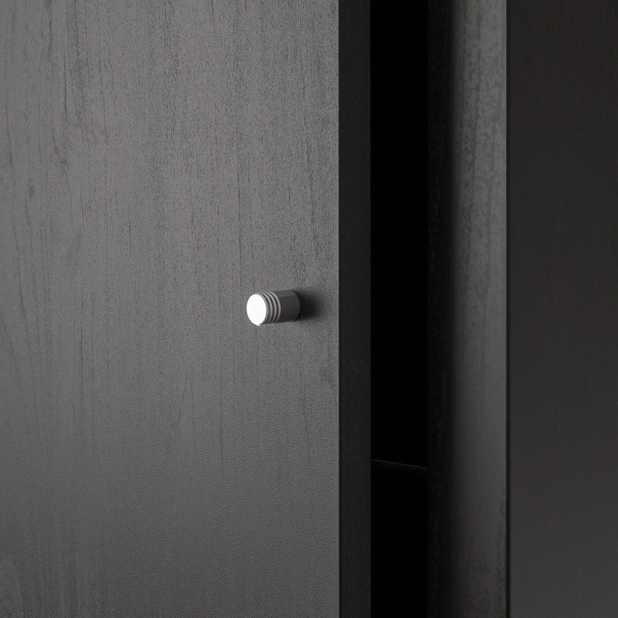 Шкаф - KALLAX / LACK IKEA/ КАЛЛАКС / ЛАКК  ИКЕА,  224х147  см, черный (изображение №3)