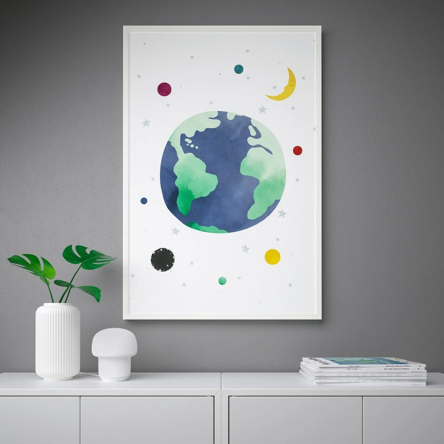 Постер - IKEA BILD, 61х91 см, «В космосе», БИЛЬД ИКЕА (изображение №2)