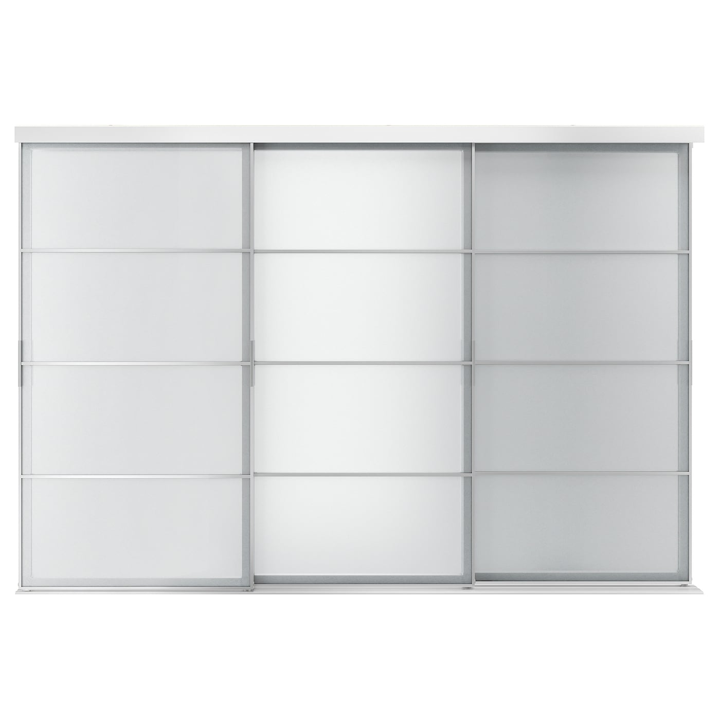 Комбинация раздвижных дверей - SKYTTA/SVARTISDAL   IKEA/ СКЮТТА/СВАРТИСДАЛЬ   ИКЕА, 301х205 см, белый