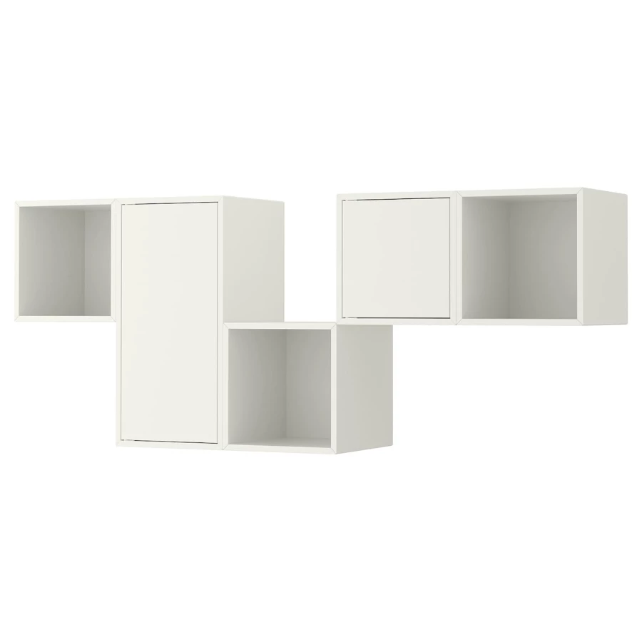 Комбинация навесных шкафов - IKEA EKET, 175x35x70 см, белый, ЭКЕТ ИКЕА (изображение №1)