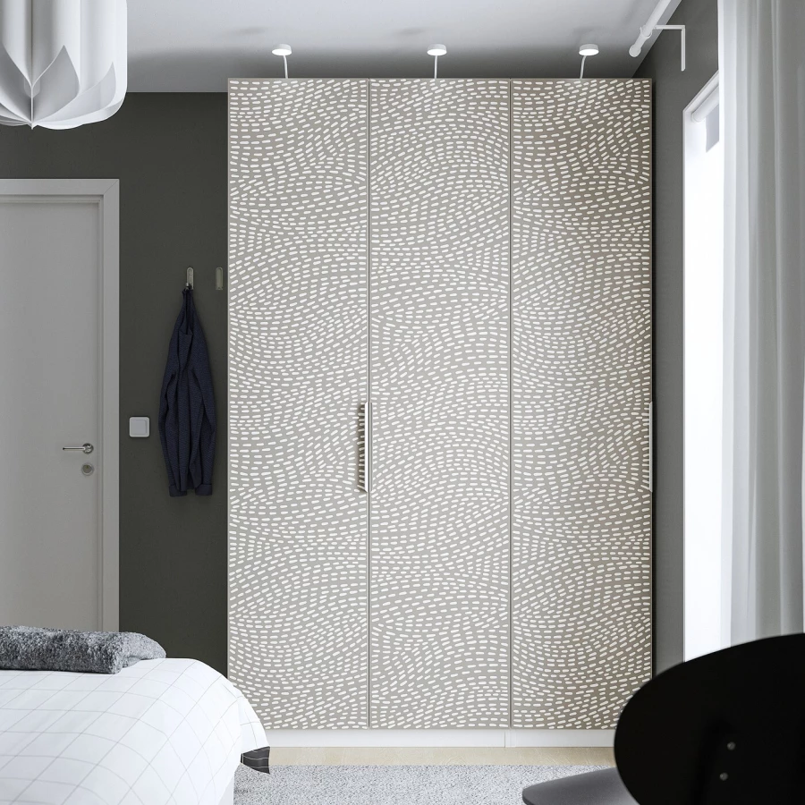 Дверь - MISTUDDEN IKEA/ МИСТУДДЕН  ИКЕА,  229х50 см, белый (изображение №2)