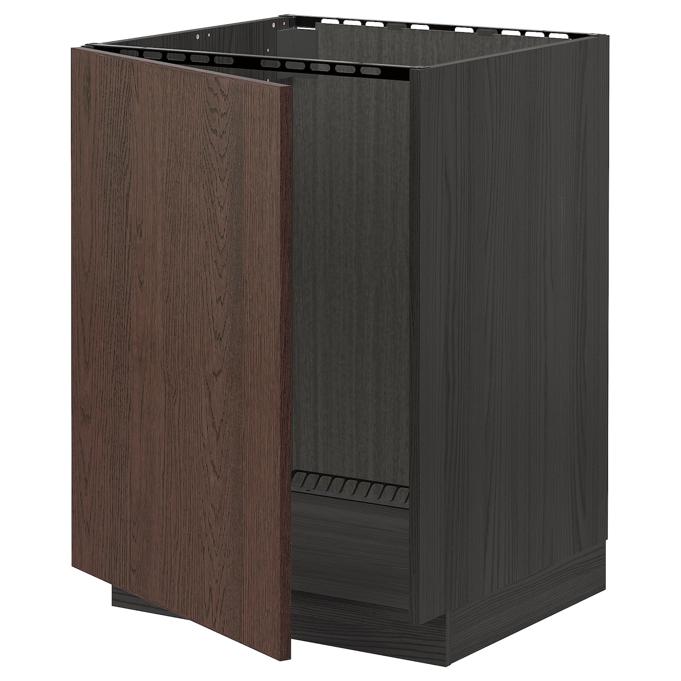 Шкаф под раковину - METOD / HAVSEN  IKEA/ МЕТОД/ХАВСЕН/ИКЕА, 88х80 см, коричневый/черный
