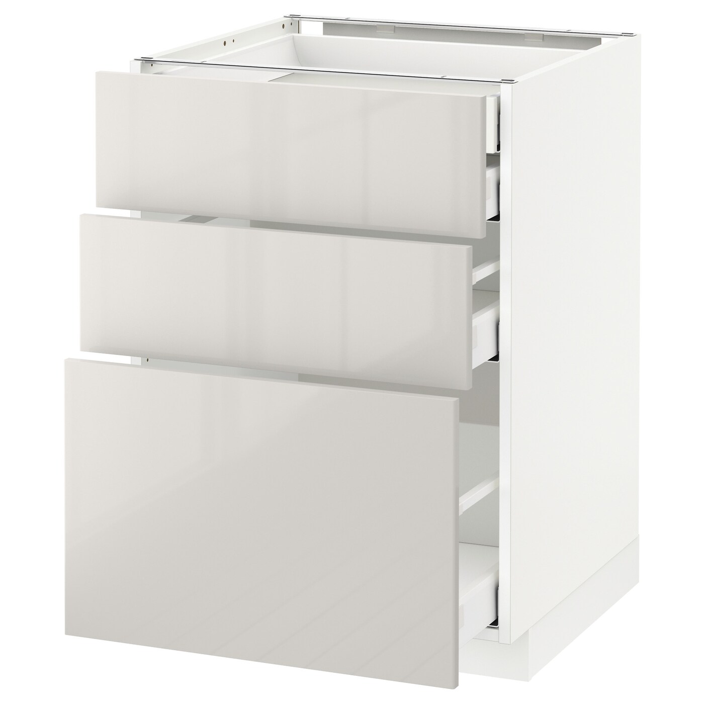 Напольный шкаф  - IKEA METOD MAXIMERA, 88x61,8x60см, белый, МЕТОД МАКСИМЕРА ИКЕА